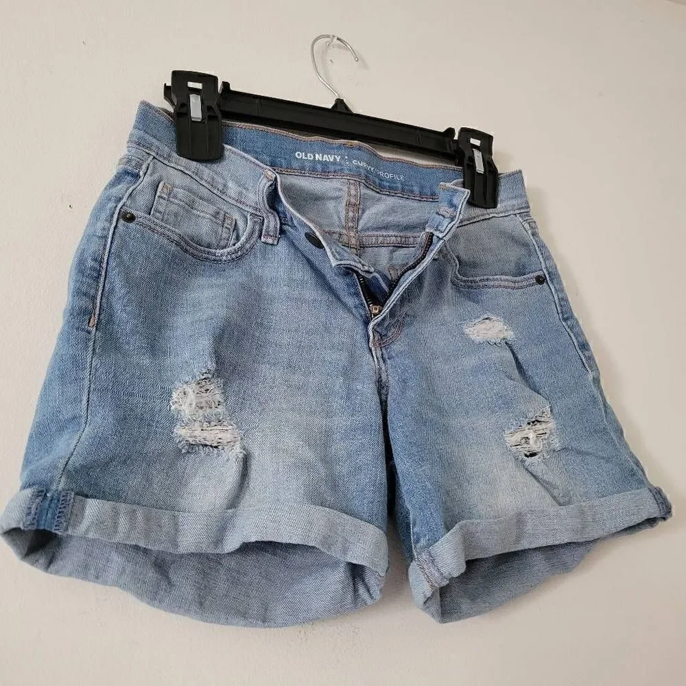 Old Navy Curvy Cuffed Shorts 0